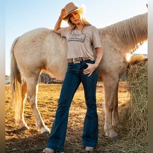 Two-tone trouser Jeans